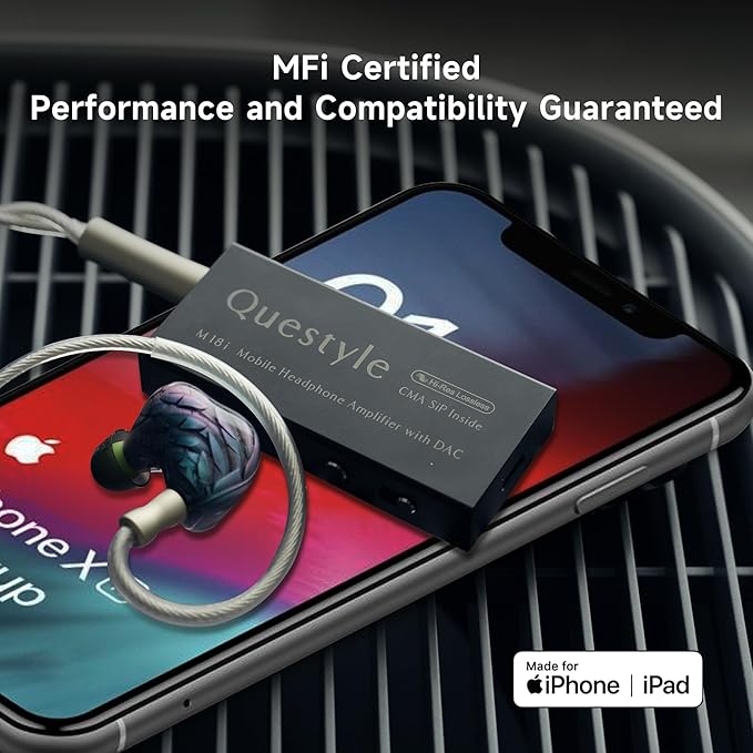 Questyle M18i Taşınabilir DAC Kulaklık Amplifikatörü