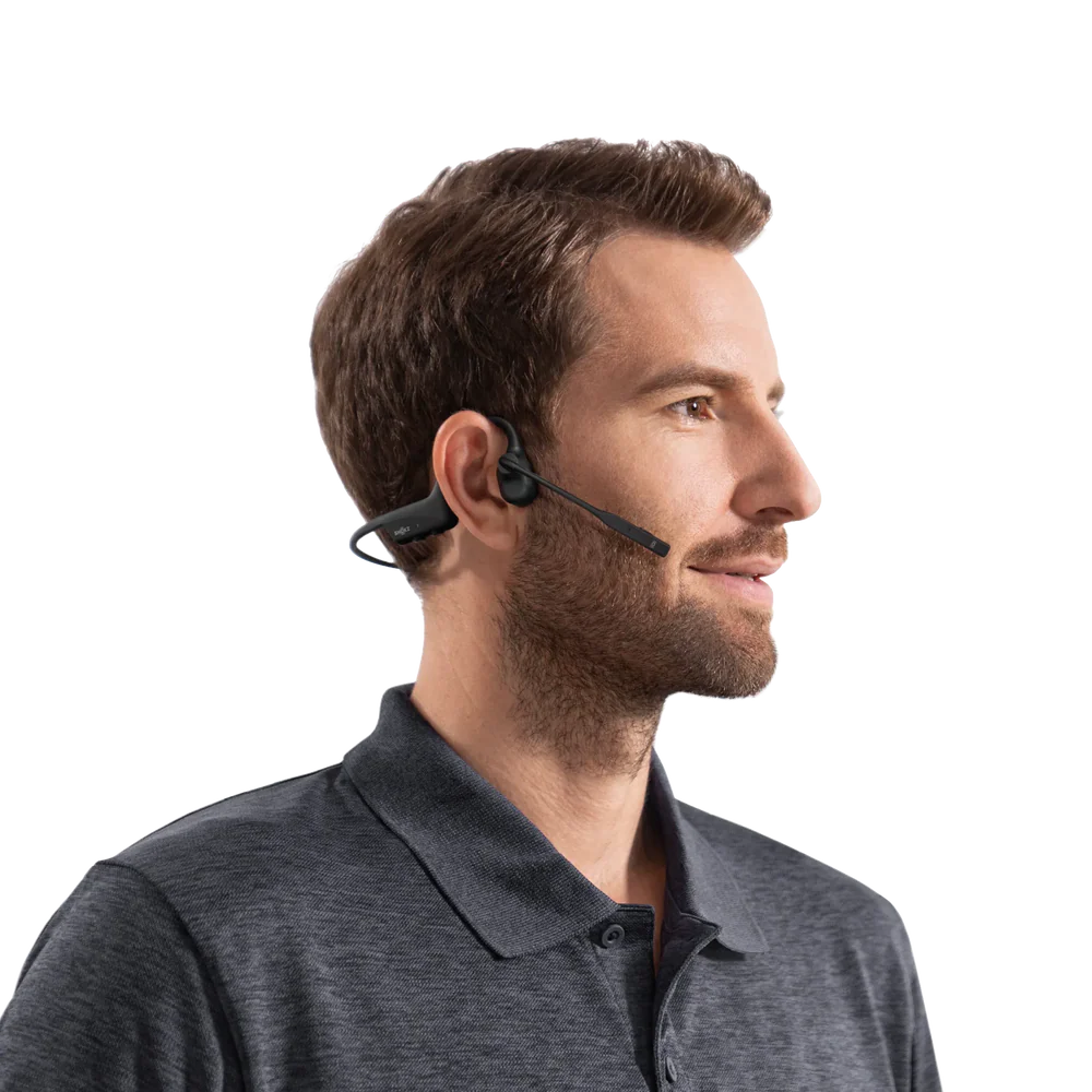 Shokz Opencomm2 Kemik İletimli Bluetooth Kulaklık (Kutu Hasarlı) - Kemik İletimli Bluetooth Kulaklık