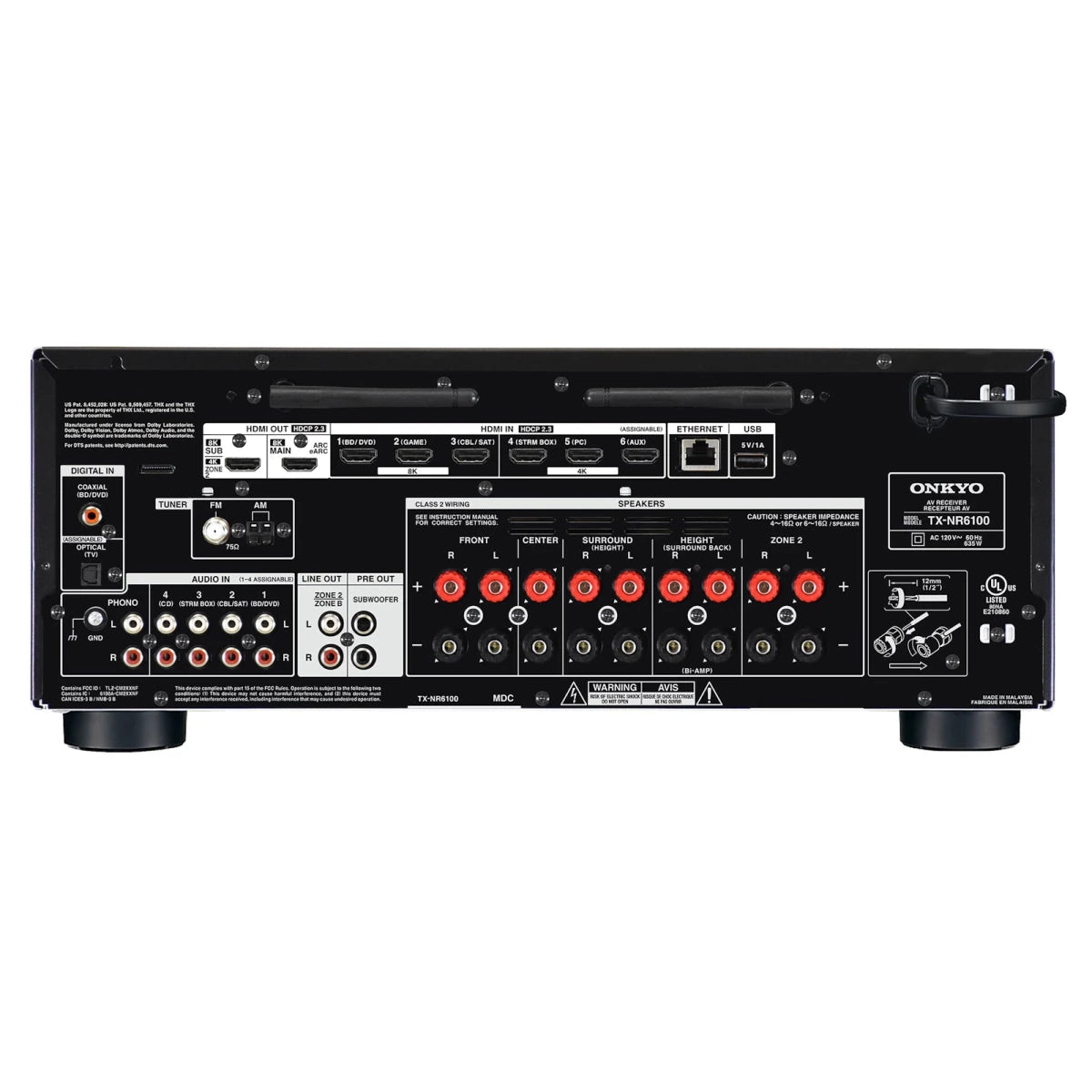 Onkyo TX - NR6100 M2 7.2 Kanal AV Receiver - Ev Sinema Sistemi