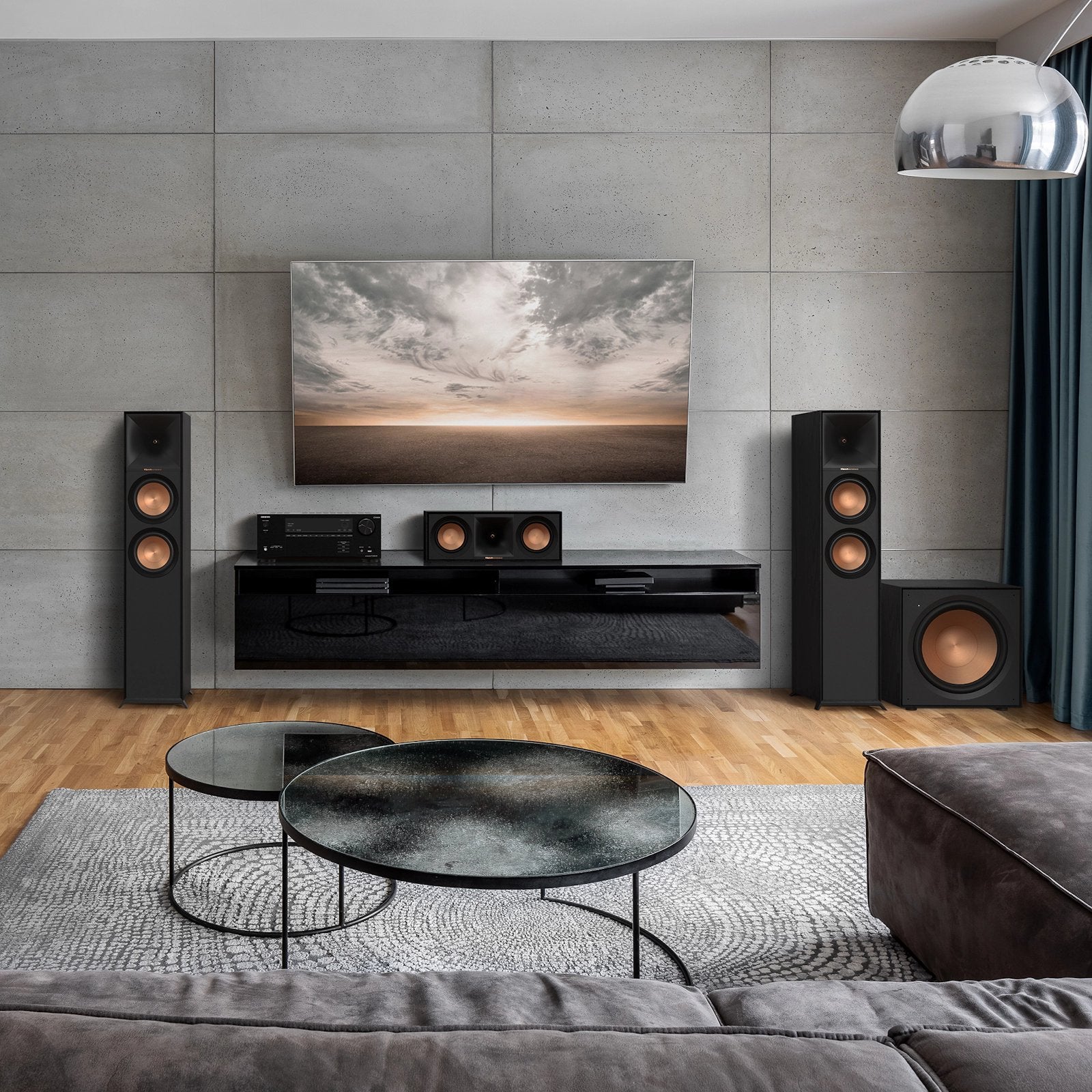 Klipsch R-50C Center Hoparlör ( Merkez Hoparlör ) Siyah -Tek