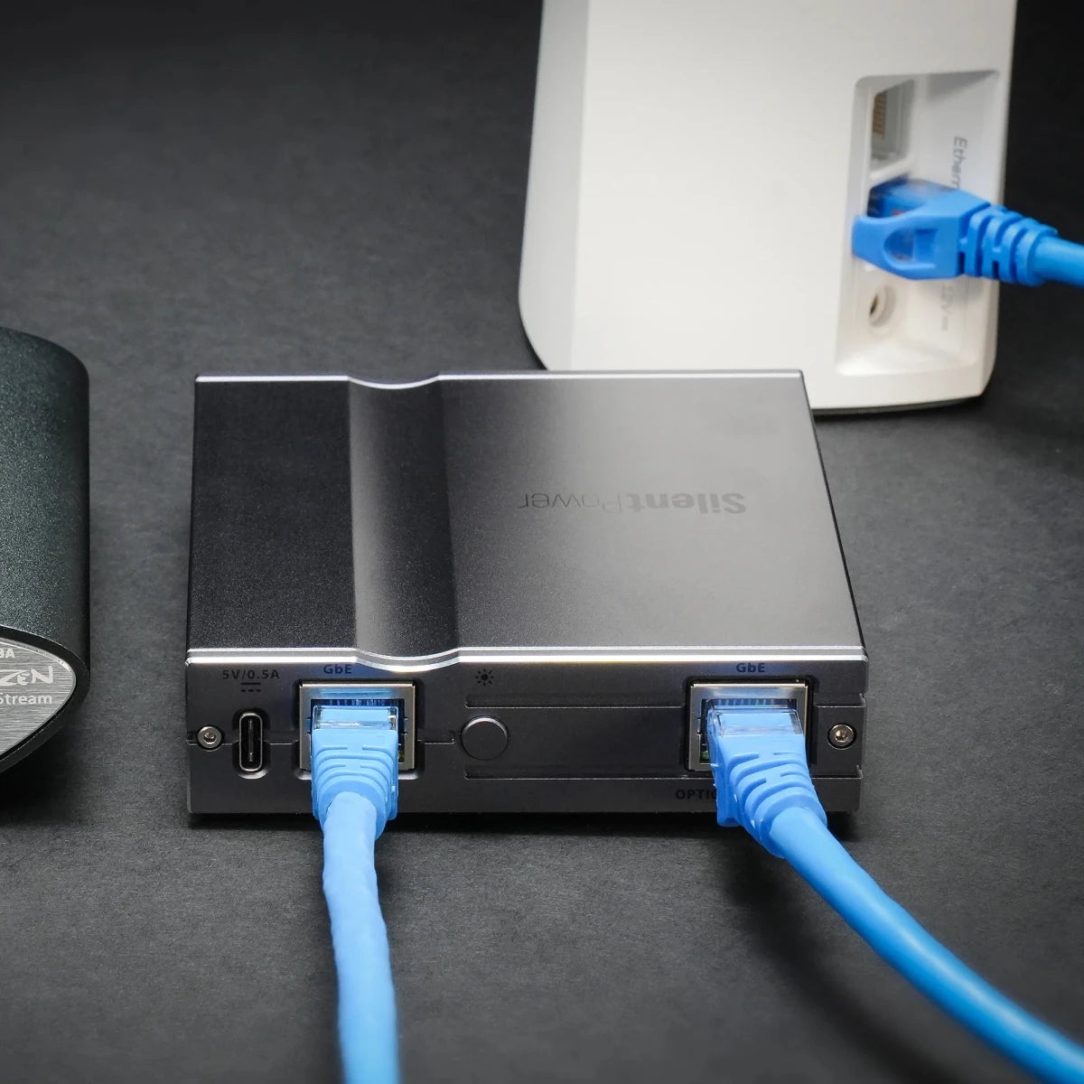 SilentPower LAN Purifier Pro Ethernet Gürültü Filtresi - Ağ Oynatıcı / Streamer