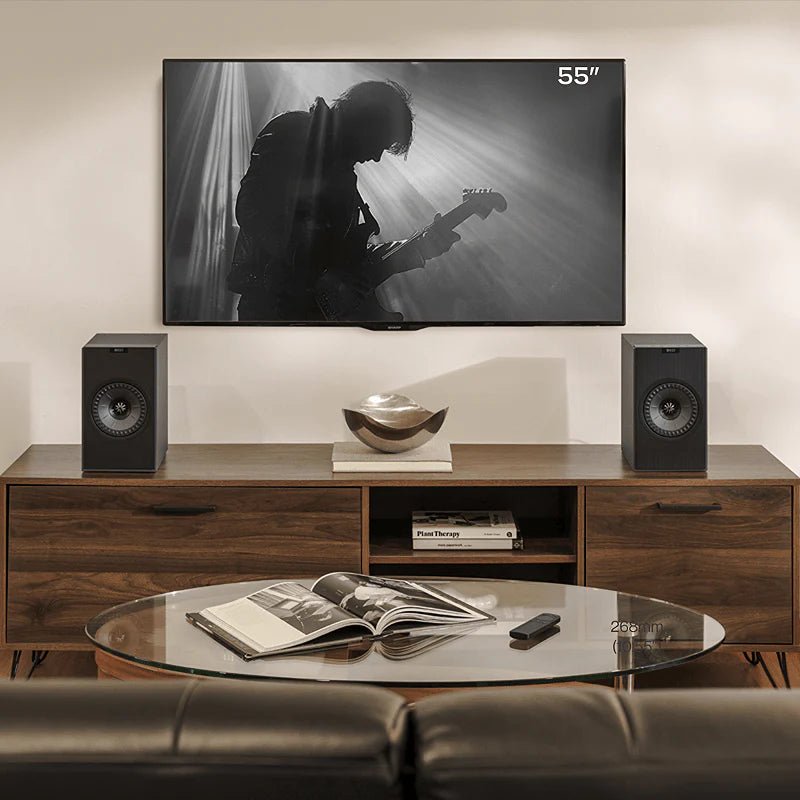 KEF Coda W Kablosuz Raf Tipi Aktif Hoparlör - Aktif Hoparlör