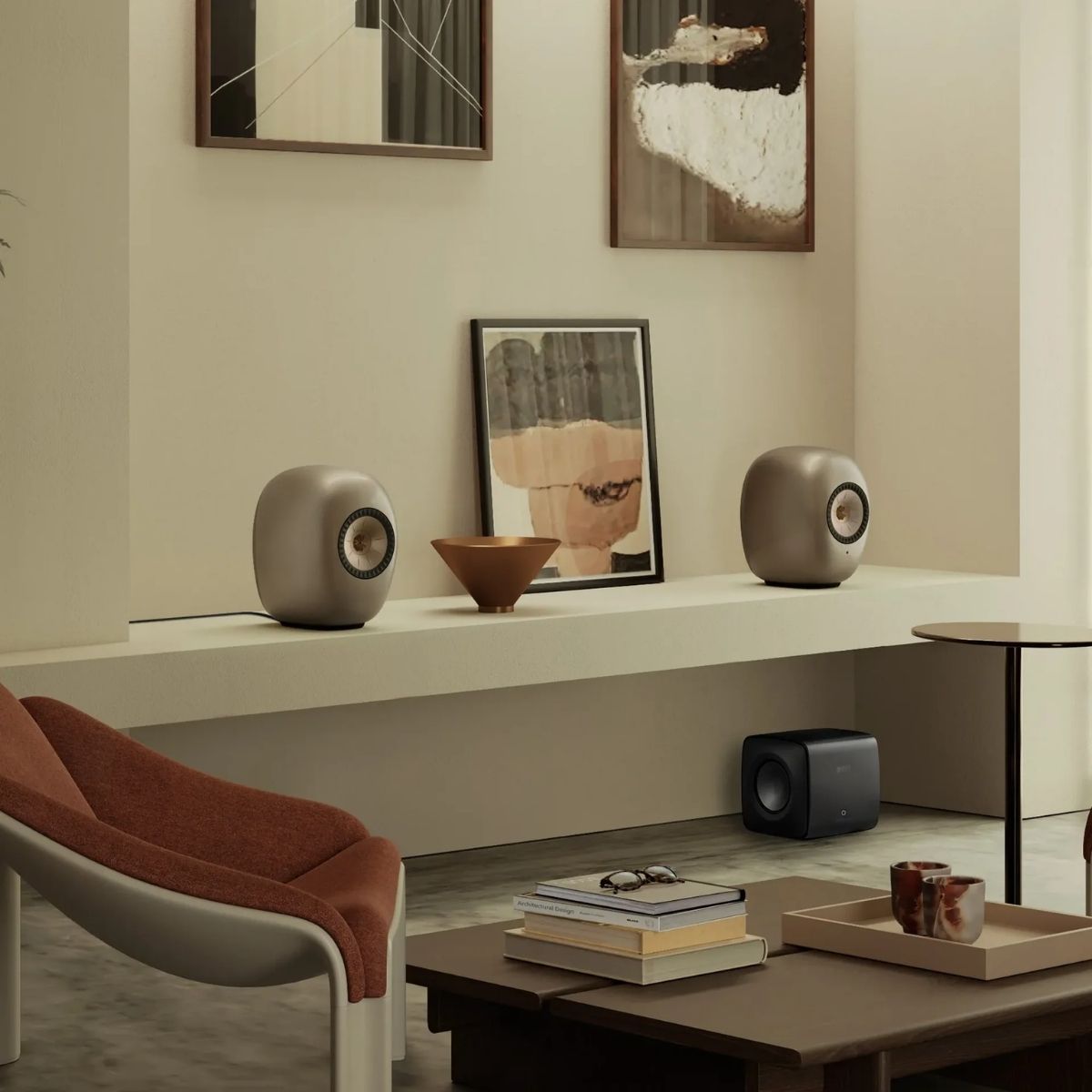 KEF LS LUXE Kablosuz Aktif Hi-Fi Hoparlör - Aktif Hoparlör