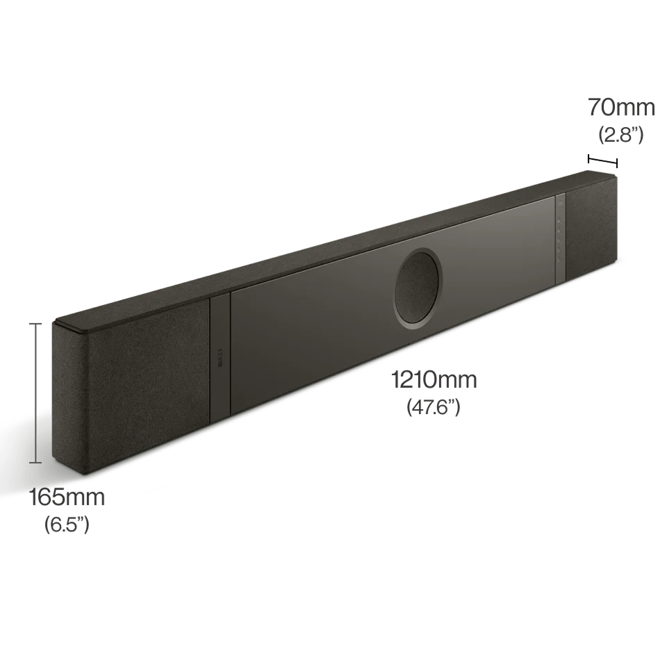 KEF XIO High-End Dolby Atmos 5.1.2 Soundbar
