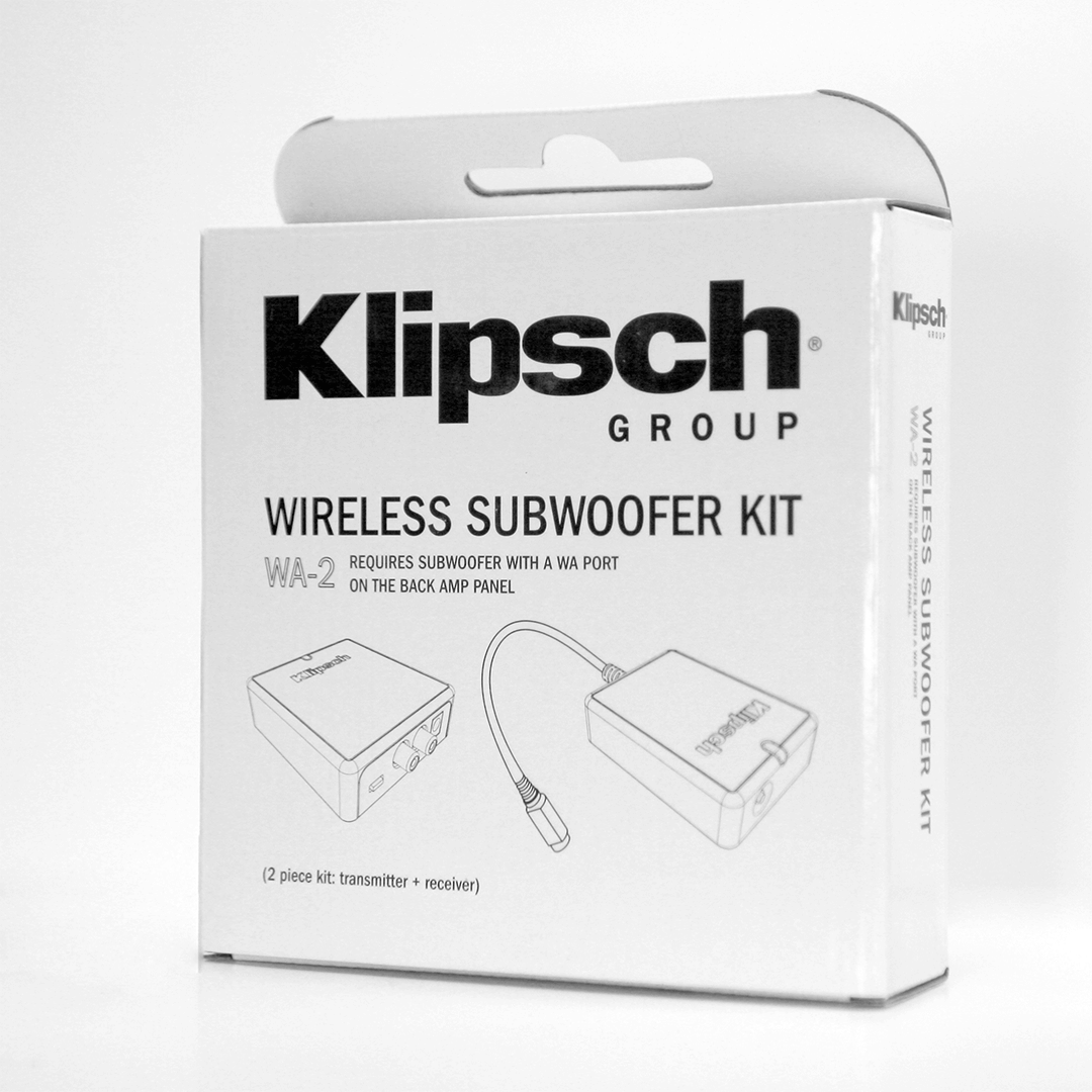 Klipsch WA-2 (230V) Kablosuz Subwoofer Kiti Siyah