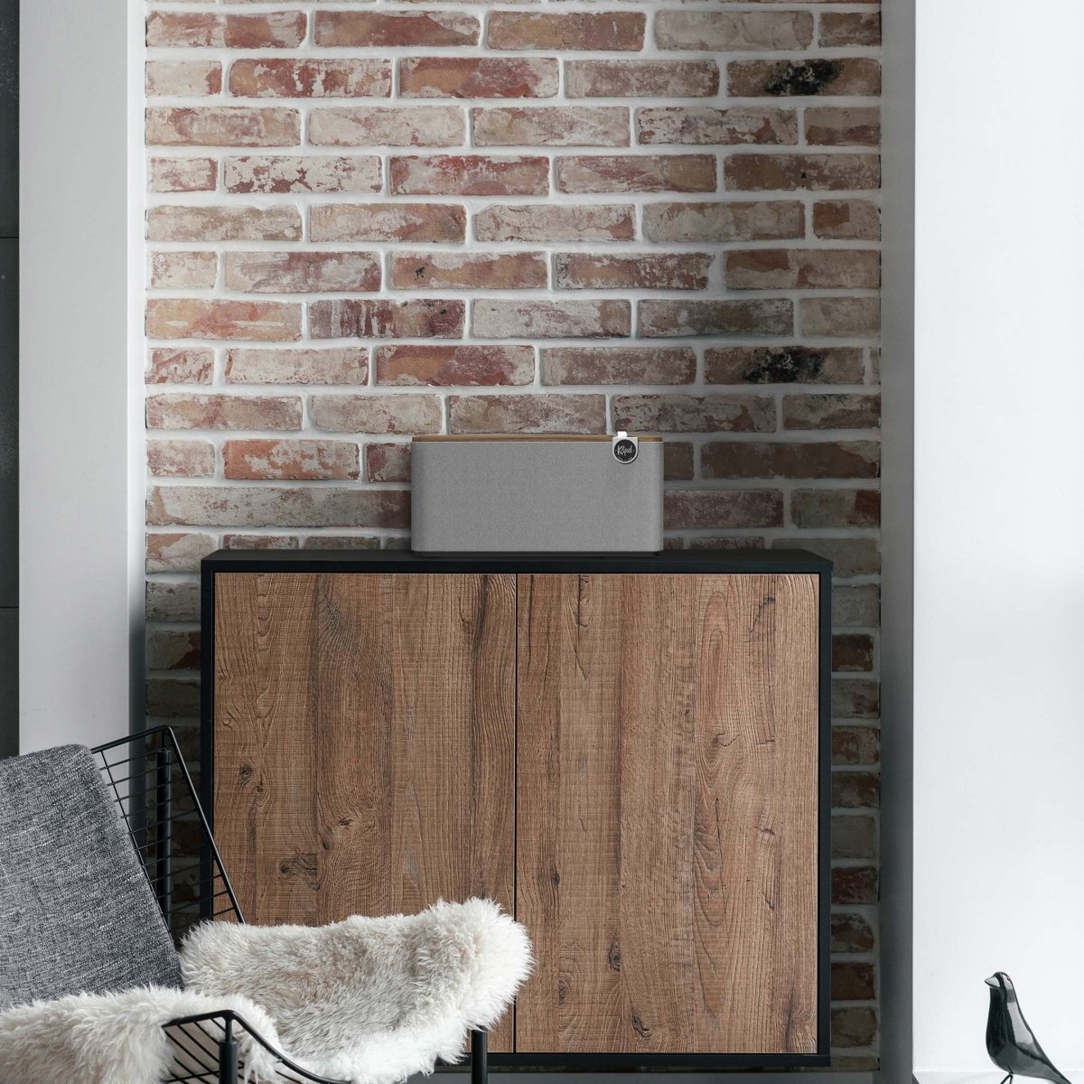 Klipsch The Three Plus - Bluetooth Aktif Hoparlör Tek - (Kutu Hasarlı) - Bluetooth Hoparlör