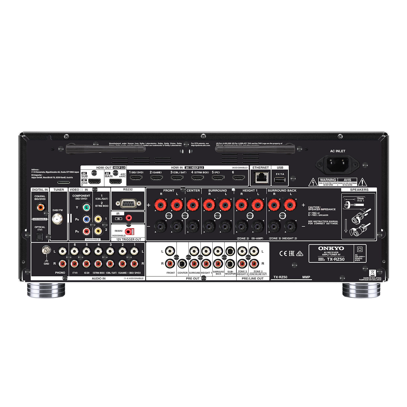 Onkyo TX-RZ50 M2 9.2  AV Receiver