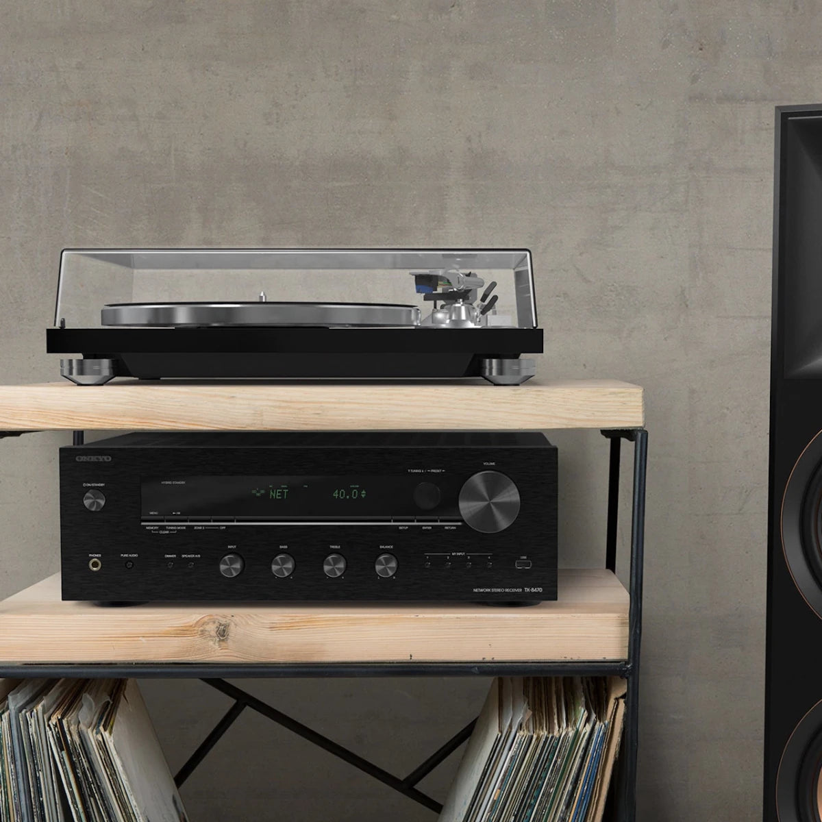 Onkyo TX - 8470 Hi - Fi Network Stereo Receiver Siyah - Stereo Amplifikatör