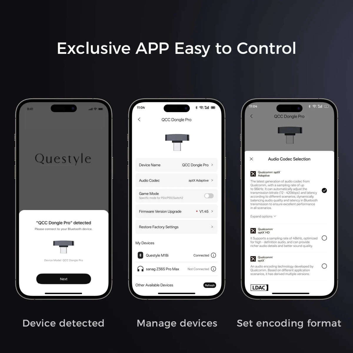 Questyle QCC Dongle Pro - Dongle