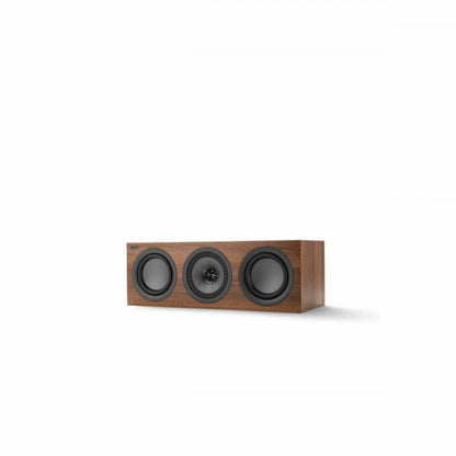 KEF Q250c Center Passive Speaker Walnut Wood - Single