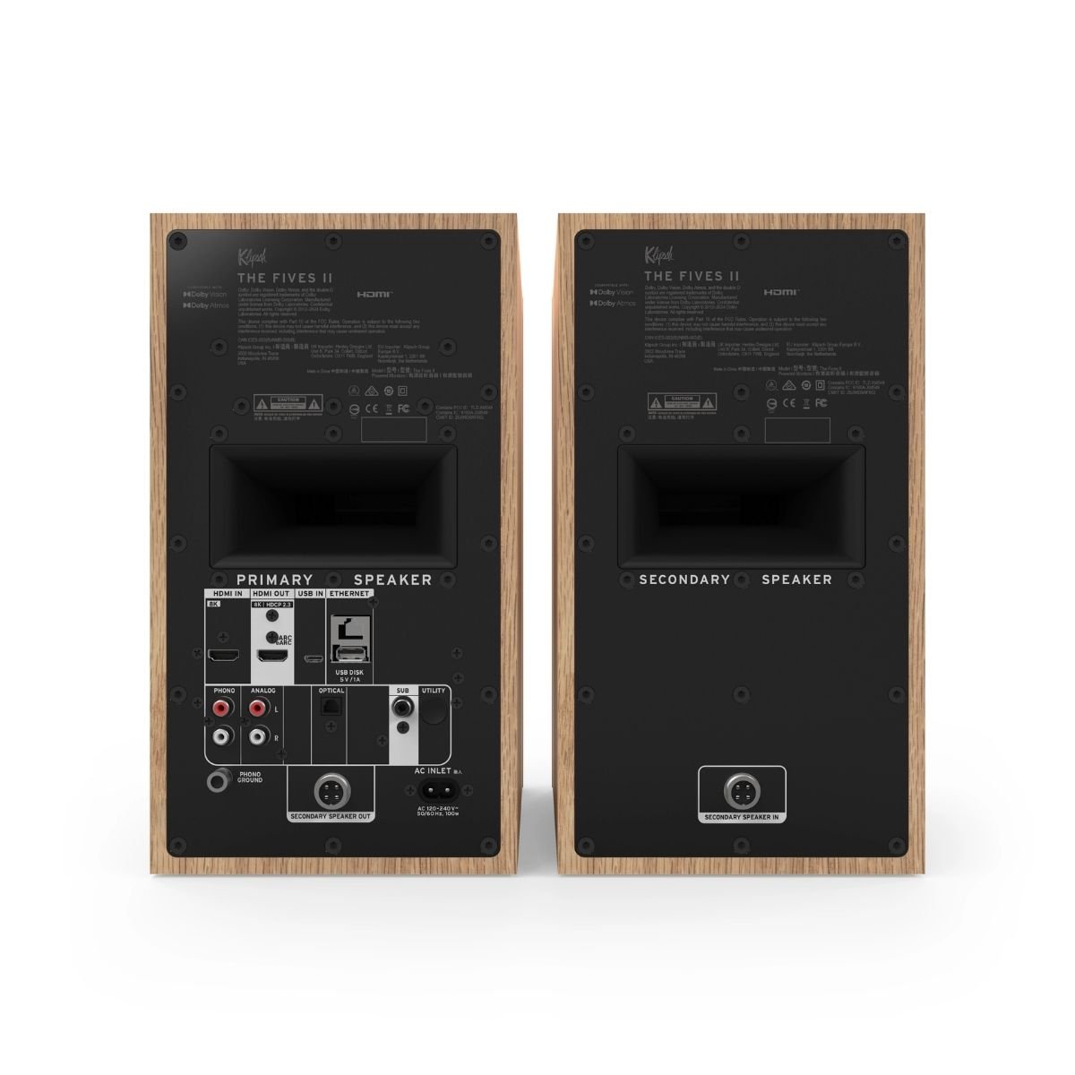 Klipsch The Fives II - Heritage Serisi Aktif Hoparlör - Aktif Hoparlör