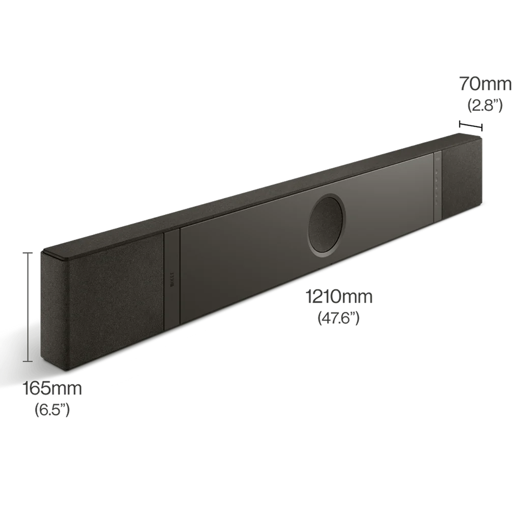 KEF XIO High-End Dolby Atmos 5.1.2 Soundbar