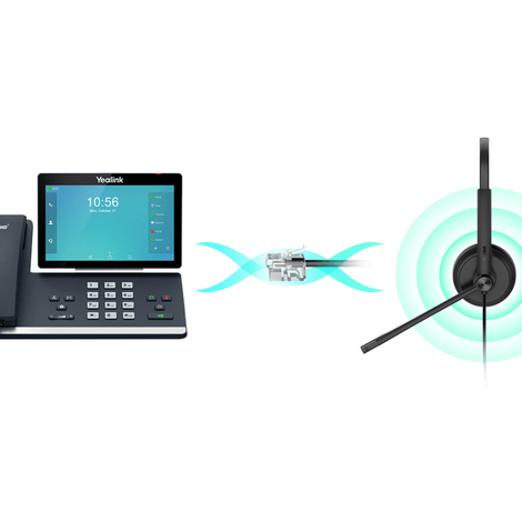 Yealink YHS34 Lite Çift Taraflı Taçlı Ofis Kulaklığı - Ofis Kulaklığı