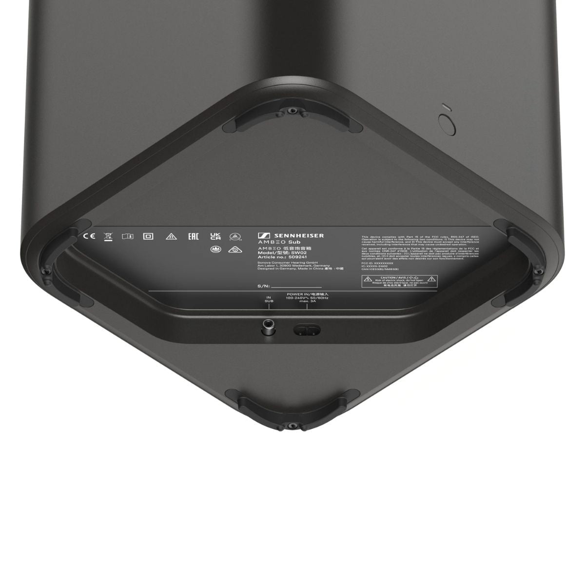 Sennheiser AMBEO Soundbar Sub - Aktif Subwoofer