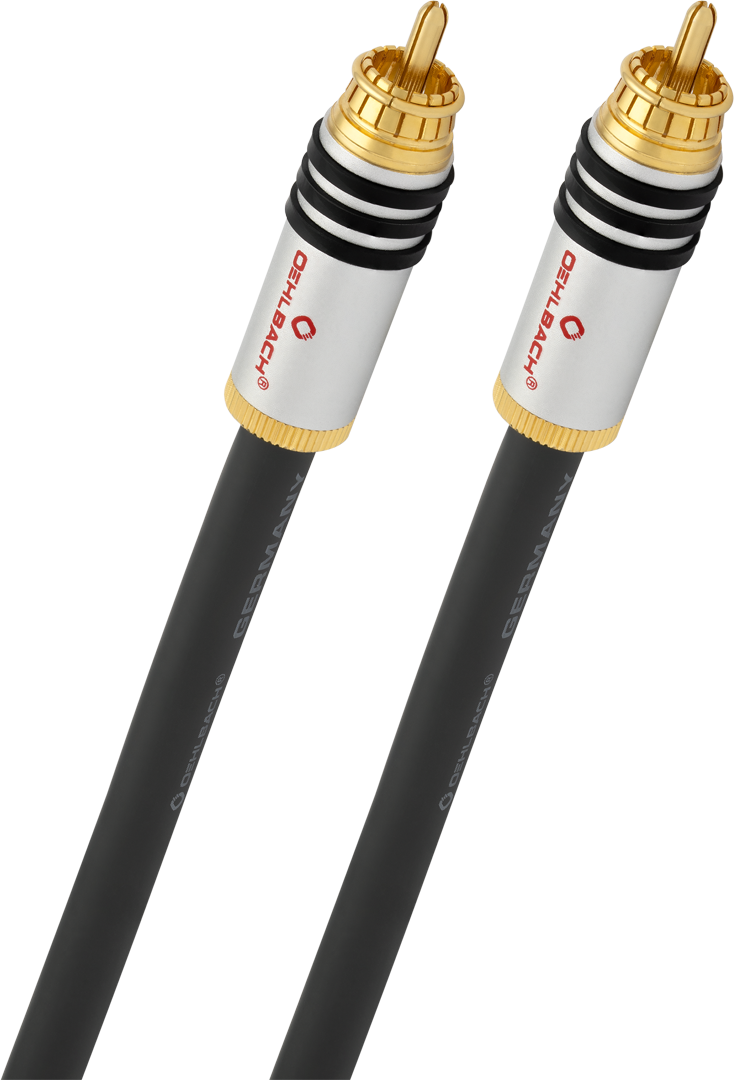 Oehlbach NF 14 Master Black RCA Cable hifilife