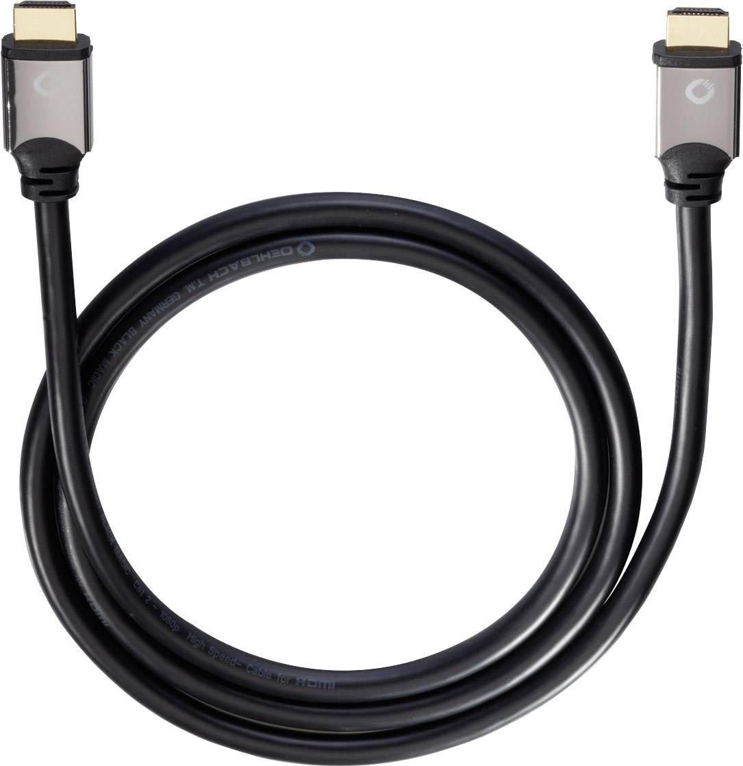 Oehlbach Black Magic High Speed Ethernet Supported HDMI Cable